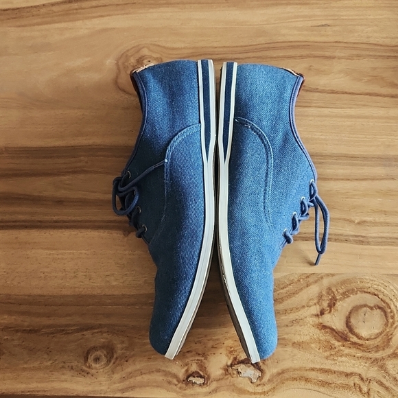 Aldo casual oxford shoes with a denim look, size 9 - Picture 4 of 9